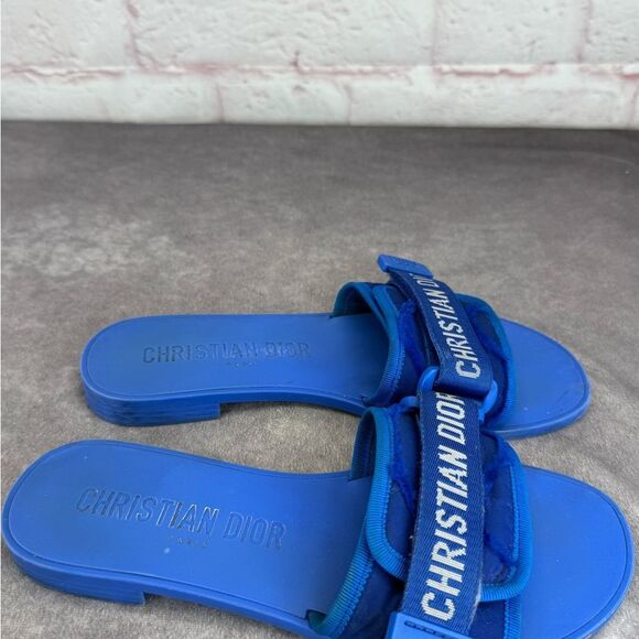 CHRISTIAN DIOR Technical Stretch Camouflage Dio(r)evolution Slide Sandals 38 - Picture 5 of 10